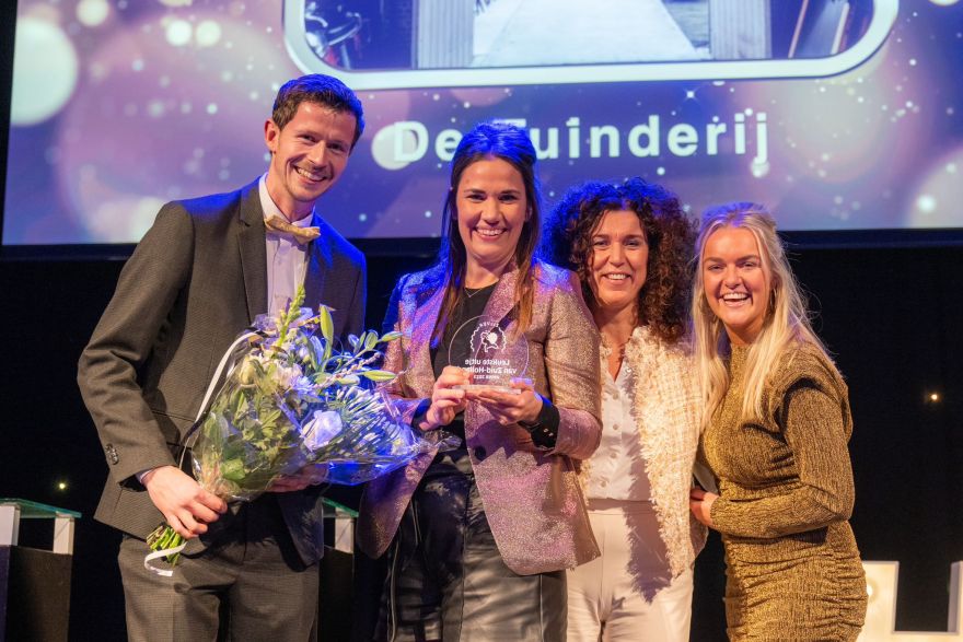 De Tuinderij wint Zilveren Award Leukste uitje 