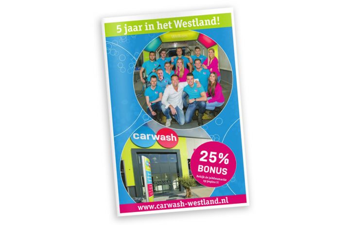 Carwash Westland al 5 jaar lang trouwe klant